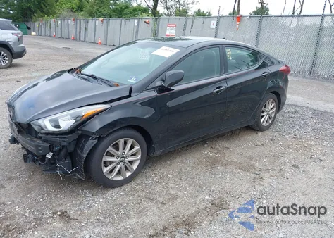 2015 Hyundai Elantra Se from USA, damaged, VIN 5NPDH4AE2FH596249